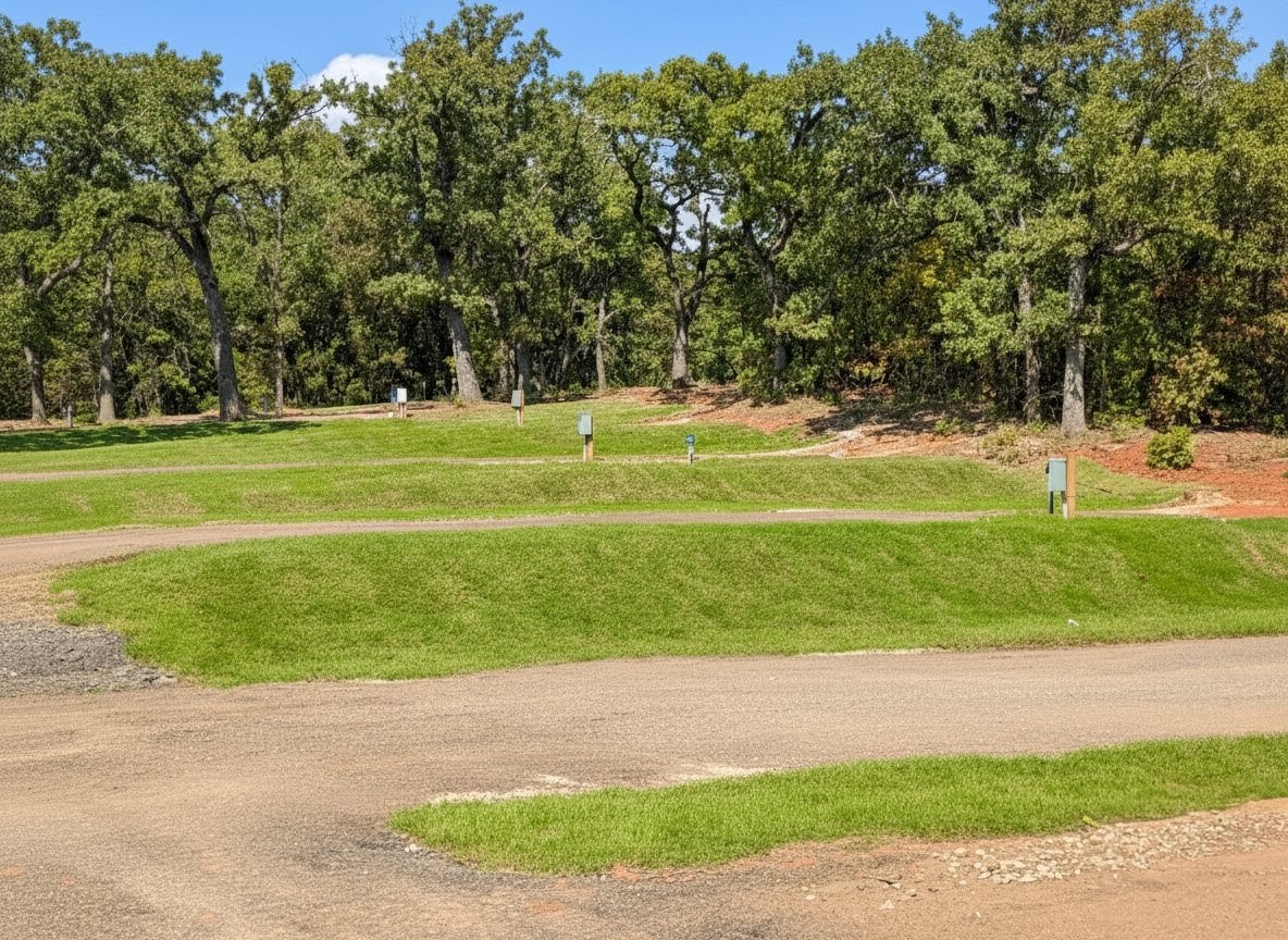 Spacious RV pads